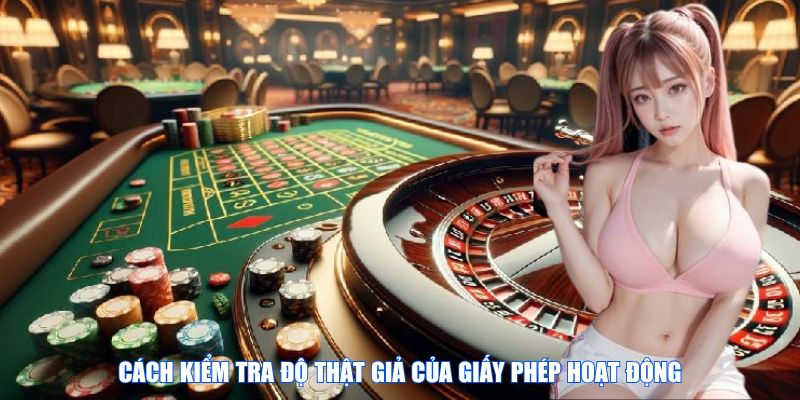 Cách kiểm tra độ thật giả của giấy phép hoạt động