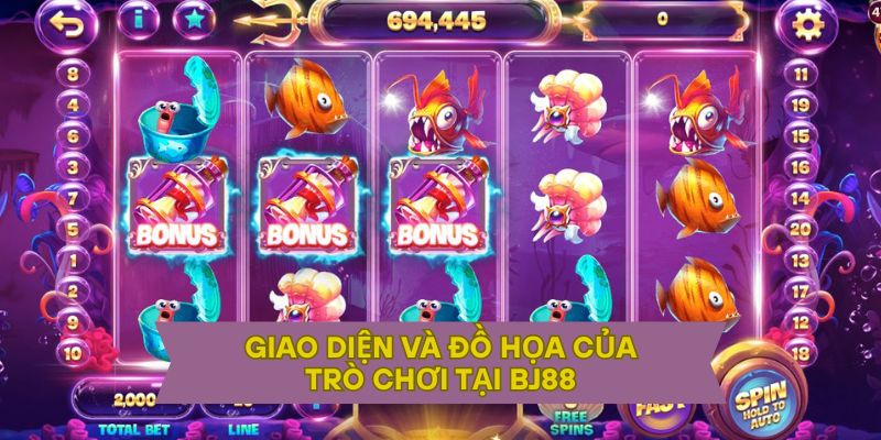 Giao diện và đồ họa của trò chơi tại BJ88